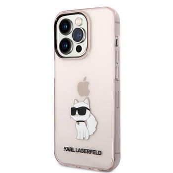 Husa Karl Lagerfeld IML Choupette NFT pentru iPhone 14 Pro Pink thumb