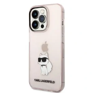 Husa Karl Lagerfeld IML Choupette NFT pentru iPhone 14 Pro Pink
