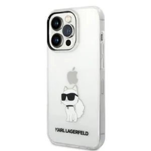 Husa Karl Lagerfeld IML Choupette NFT pentru iPhone 14 Pro Transparent