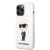 Husa Karl Lagerfeld Liquid Silicone iPhone 13 Pro White