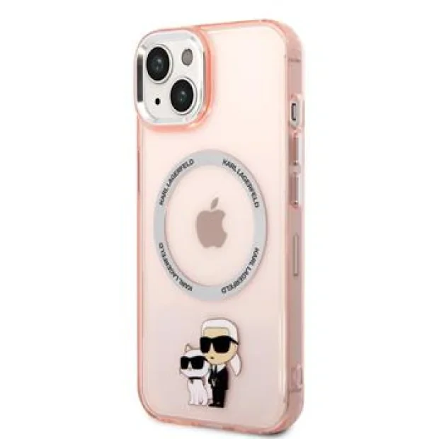 Husa Karl Lagerfeld MagSafe pentru iPhone 14 Plus Pink