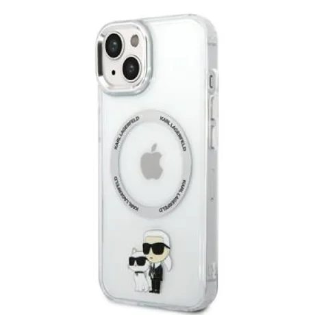 Husa Karl Lagerfeld MagSafe pentru iPhone 14 Plus Transparent