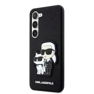 Husa  Karl Lagerfeld PU Saffiano Karl and Choupette NFT  Samsung Galaxy S23 Black