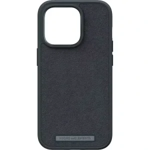 Husa Cover Njord Suede Comfort pentru iPhone 14 Pro Negru