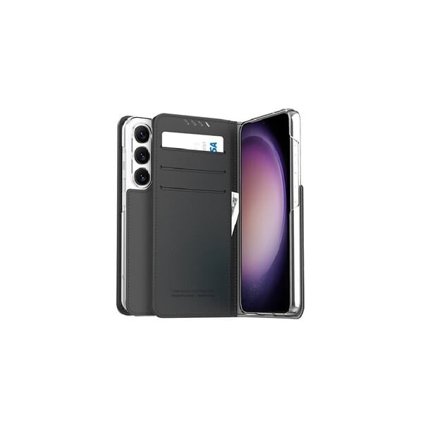 Husa Book Araree Mustang Handmade pentru Samsung Galaxy S23 Plus Black thumb