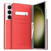 Husa Book Araree Mustang Handmade pentru Samsung Galaxy S23 Ultra Red