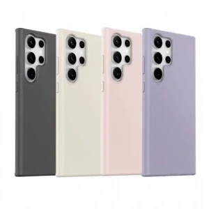 Husa Cover Araree Aero Typo Skin pentru Samsung Galaxy S23 Ultra Pink Sand thumb