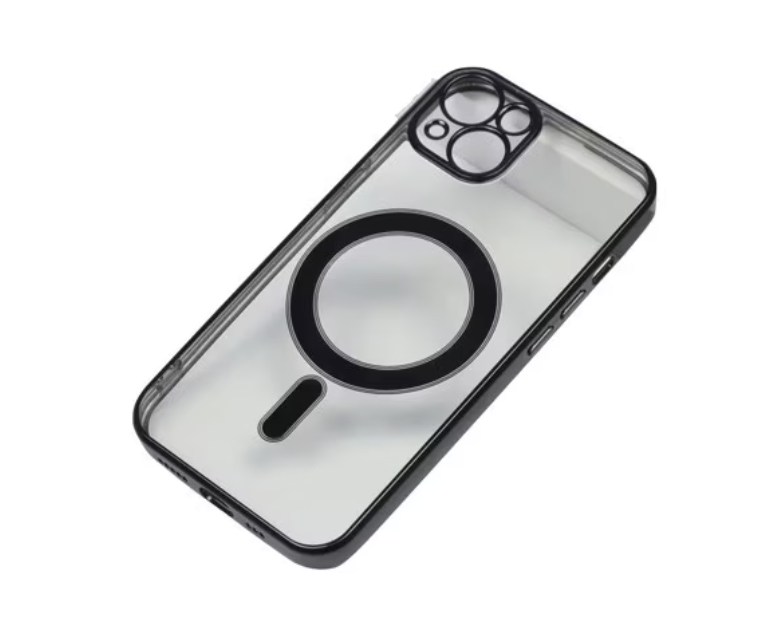 Husa Cover Beauty Lens Frame Magsafe pentru iPhone 14 Negru thumb