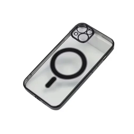 Husa Cover Beauty Lens Frame Magsafe pentru iPhone 14 Negru