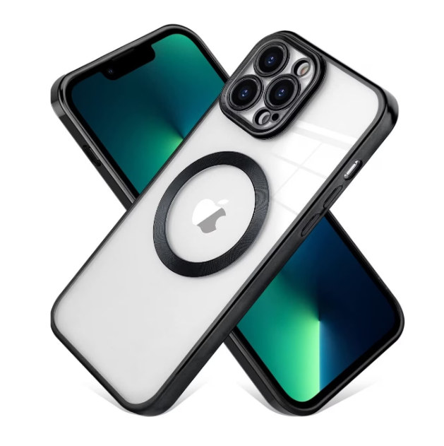 Husa Cover Beauty Lens Frame Magsafe pentru iPhone 13 Pro Negru thumb