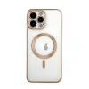 Husa Cover Beauty Lens Frame Magsafe pentru iPhone 13 Pro Max Auriu