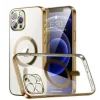 Husa Cover Beauty Lens Frame Magsafe pentru iPhone 13 Pro Max Auriu