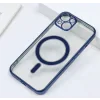 Husa Cover Beauty Lens Frame Magsafe pentru iPhone 13 Albastru