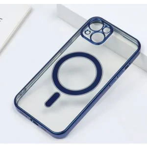 Husa Cover Beauty Lens Frame Magsafe pentru iPhone 13 Albastru