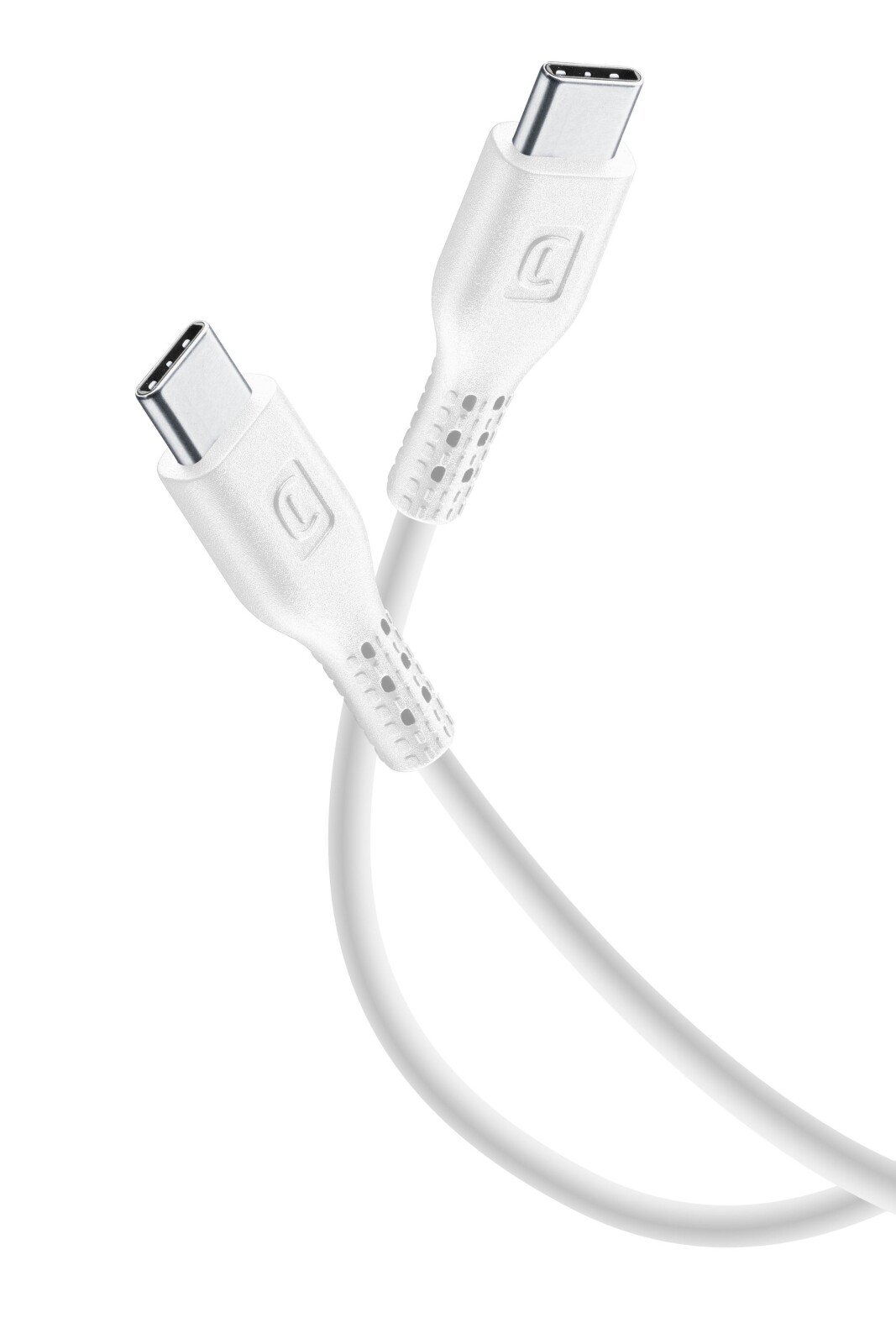 Cablu Date Cellularline 1.2M Usb C-Usb C  Alb thumb