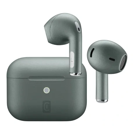 Casti Bluetooth Cellularline TWS ENC Crystal BTCRYSTALTWSG Verde