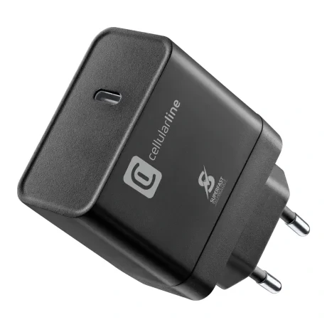 Incarcator Retea Cellularline Super Fast PD 45W Type-C  Negru