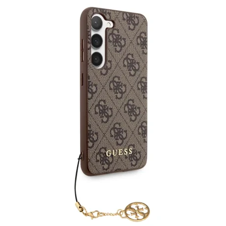 Husa Guess 4G Charms pentru Samsung Galaxy S23 Brown