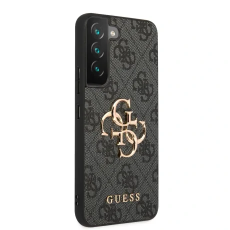 Husa Guess PU 4G Metal pentru Samsung Galaxy S23 Grey
