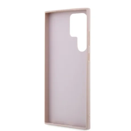 Husa Guess PU 4G Metal Logo pentru Samsung Galaxy S23 Ultra Pink