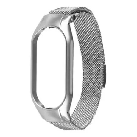 Curea de ceas Tactical 830 Loop Magnetic Steel Band for Xiaomi Mi Band 7 Silver
