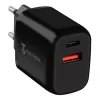 Incarcator retea Tactical Base Plug Dual 20W, Negru