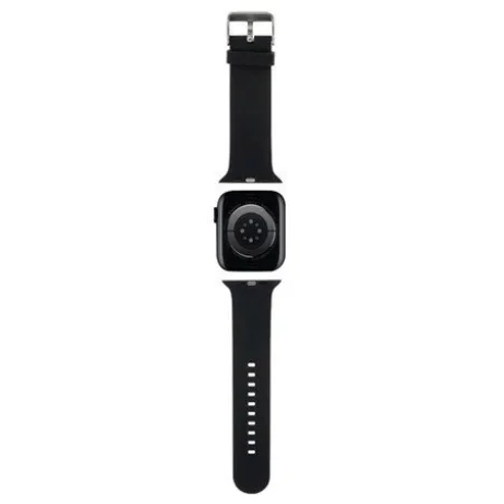 Curea Karl Lagerfeld Karl Head NFT pentru Apple Watch 38/40 Negru