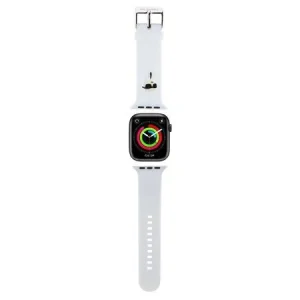 Curea Karl Lagerfeld Karl Head NFT pentru Apple Watch 38/40 Alb