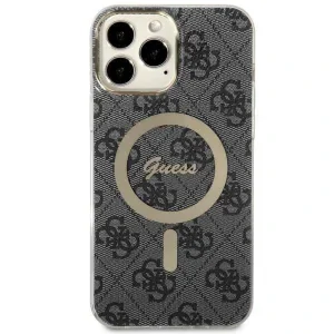 Husa Guess 4G IML MagSafe pentruiPhone 13 Pro Black