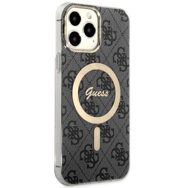 Husa Guess 4G IML MagSafe pentru iPhone 13 Pro Max Black thumb