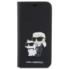 Husa Karl Lagerfeld PU Saffiano Karl and Choupette NFT Book pentru iPhone 11 Negru