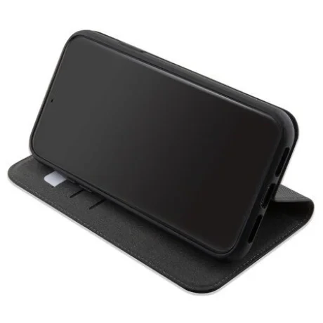 Husa Karl Lagerfeld PU Saffiano Karl and Choupette NFT Book pentru iPhone 11 Negru