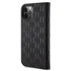 Husa Karl Lagerfeld  Saffiano Monogram Book  pentru iPhone 12/12 Pro Negru