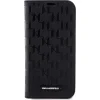 Husa Karl Lagerfeld PU Saffiano Monogram Book pentru iPhone 14 Pro Max Negru