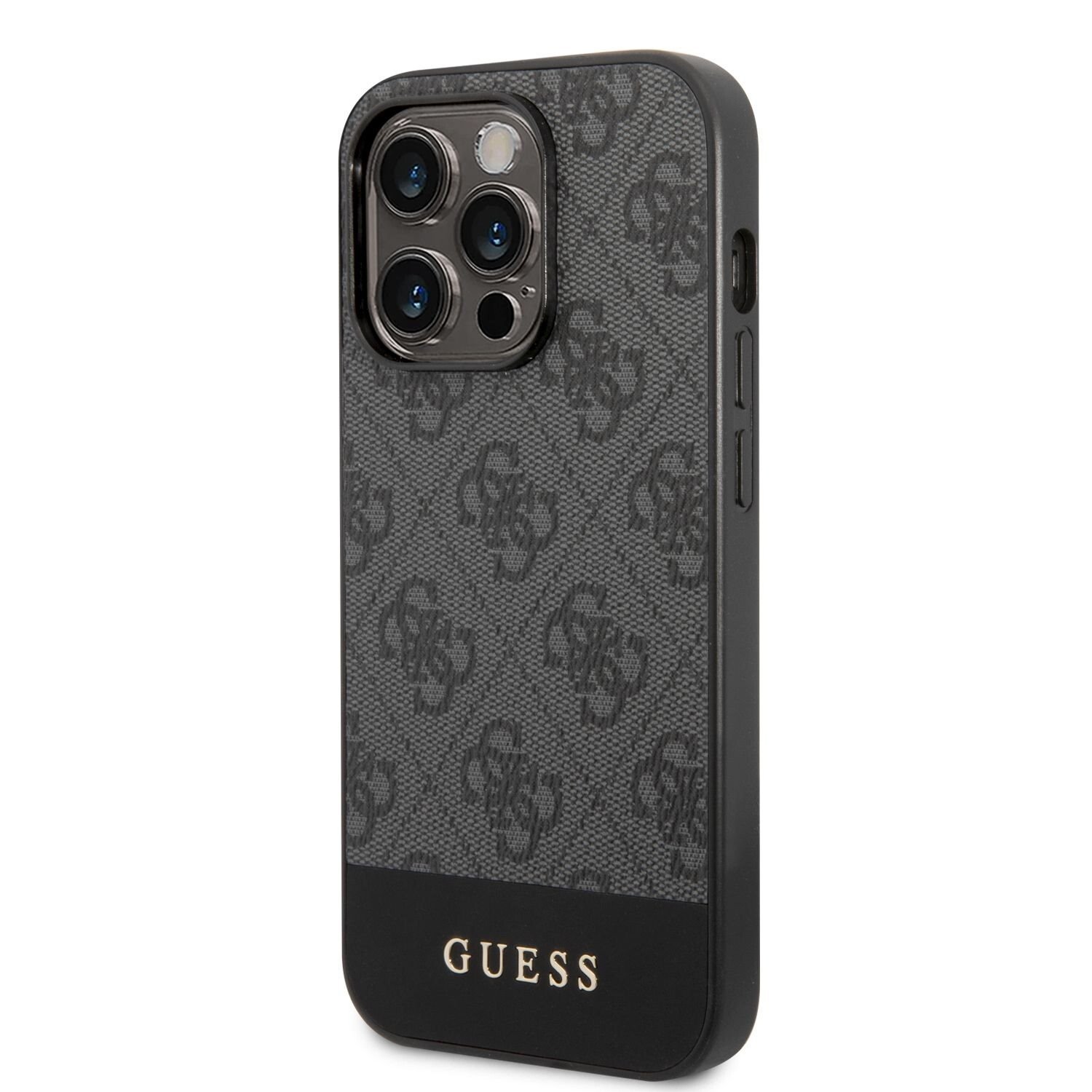 Husa Guess 4G Stripe pentru iPhone 14 Pro Grey thumb