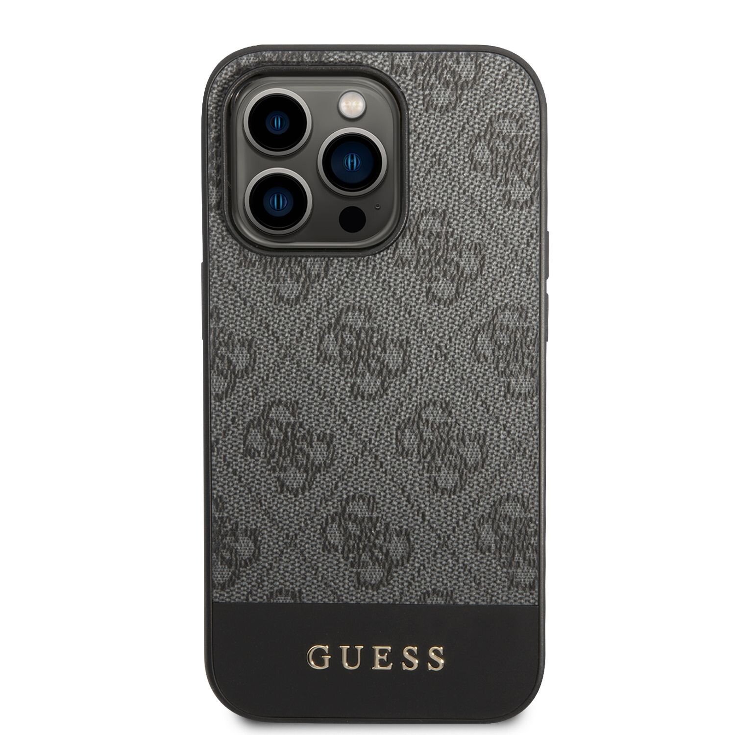 Husa Guess 4G Stripe pentru iPhone 14 Pro Grey thumb