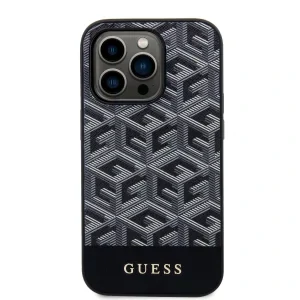 Husa Guess PU G Cube MagSafe pentru  iPhone 13 Pro Black
