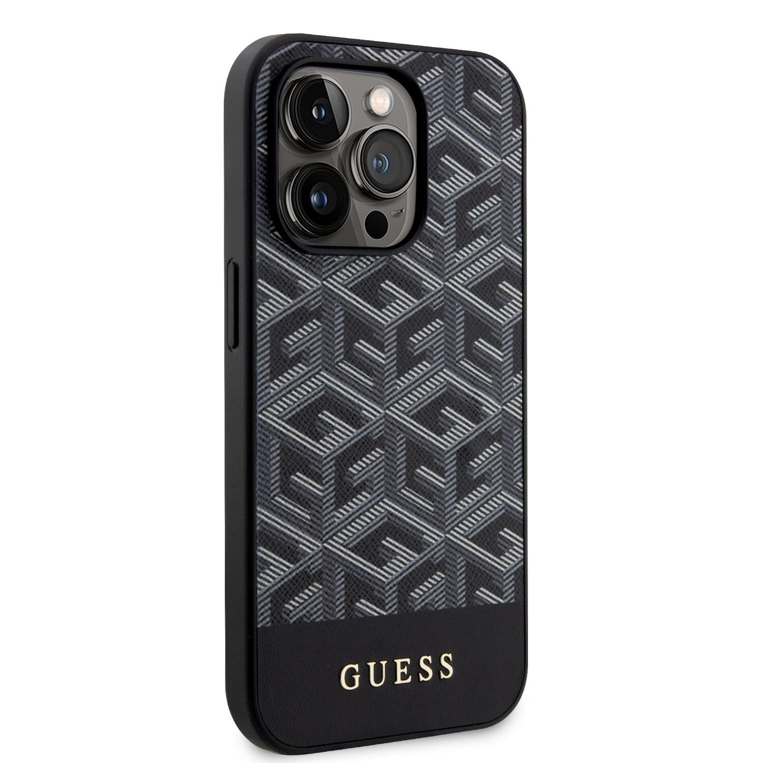 Husa Guess PU G Cube MagSafe  pentru iPhone 14 Pro Black thumb