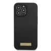 Husa Guess Silicone Metal Logo MagSafe pentru iPhone 13 Pro Black