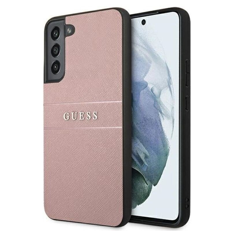 Husa  Guess PU Leather Saffiano pentru Samsung Galaxy S22+ Pink thumb