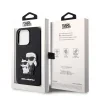 Husa Cover Karl Lagerfeld PU Saffiano Karl and Choupette NFT pentru iPhone 14 Pro  Black