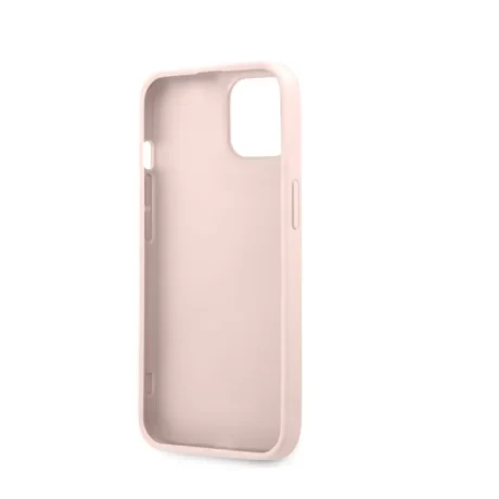 Husa Guess PU 4G Printed Stripe pentru iPhone 13 Pink