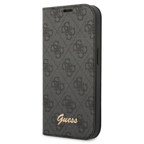Husa  Book Guess PC/TPU 4G Metal Camera Outline pentru iPhone 14 Plus Black