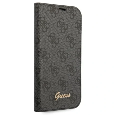 Husa  Book Guess PC/TPU 4G Metal Camera Outline pentru iPhone 14 Plus Black