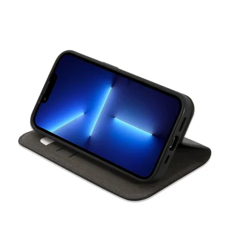 Husa  Book Guess PC/TPU 4G Metal Camera Outline pentru iPhone 14 Plus Black