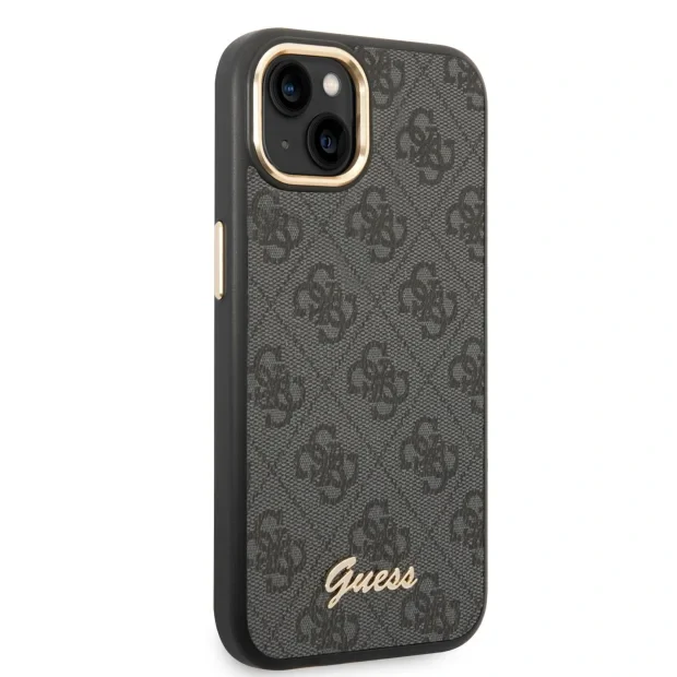 Husa Guess PC/TPU 4G Metal Camera Outline pentruiPhone 14 Plus Black