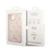 Husa Guess PC/TPU 4G Metal Camera Outline pentru iPhone 14 Plus Pink