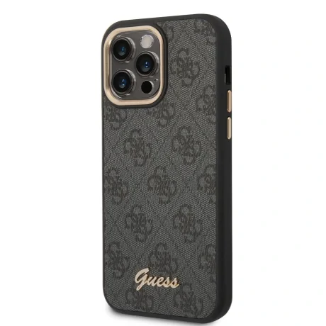 Husa Guess PC/TPU 4G Metal Camera Outline pentru iPhone 14 Pro Max Black