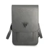Geanta pentru telefon Guess PU Saffiano Triangle Logo Grey