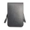Geanta pentru telefon Guess PU Saffiano Triangle Logo Grey